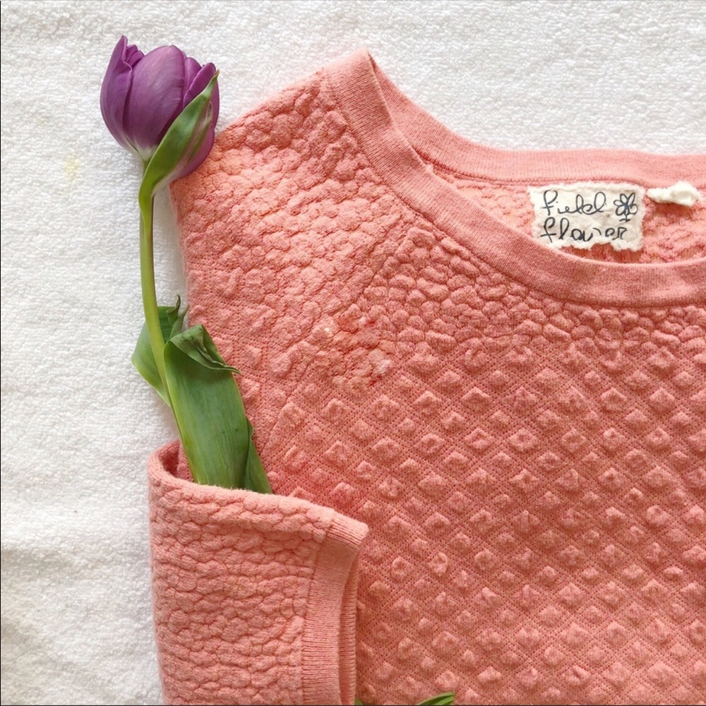 Anthropologie Field Flower 3/4 sleeve